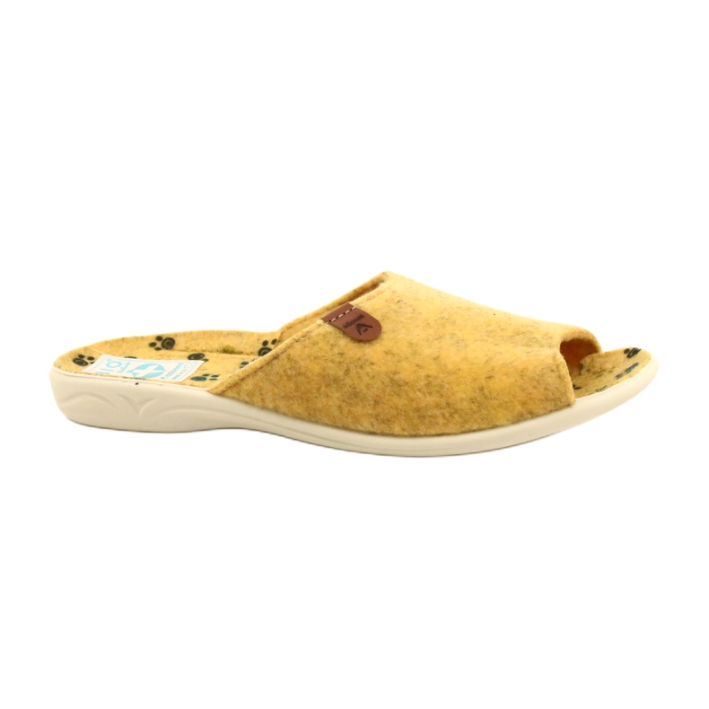Pantuflas Fieltro Adanex 25493 amarillo 1