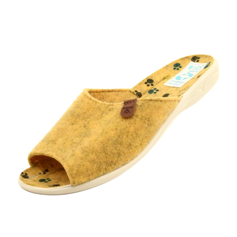 Pantuflas Fieltro Adanex 25493 amarillo 4