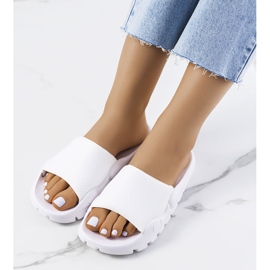 Pantuflas Distant blancas para mujer blanco 1 Pantuflas Distant blancas para mujer blanco 1