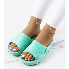 Babuchas Distant verdes para mujer 1