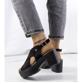 Sandalias de tacón Frith negras negro 2