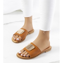 Pantuflas marrones Synan de mujer marrón 1