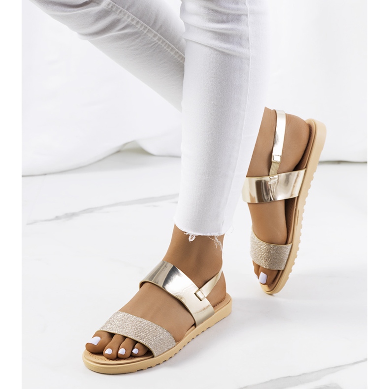 Sandalias mujer Laval doradas dorado 1 Sandalias mujer Laval doradas dorado 1