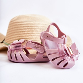 Sandalias Infantiles Con Velcro Fragante ZAXY JJ385034 Morado claro ['púrpura'] violeta 7