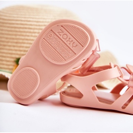 Sandalias Infantiles Con Velcro Fragante ZAXY JJ385036 Nude ['rosado'] rosado 3