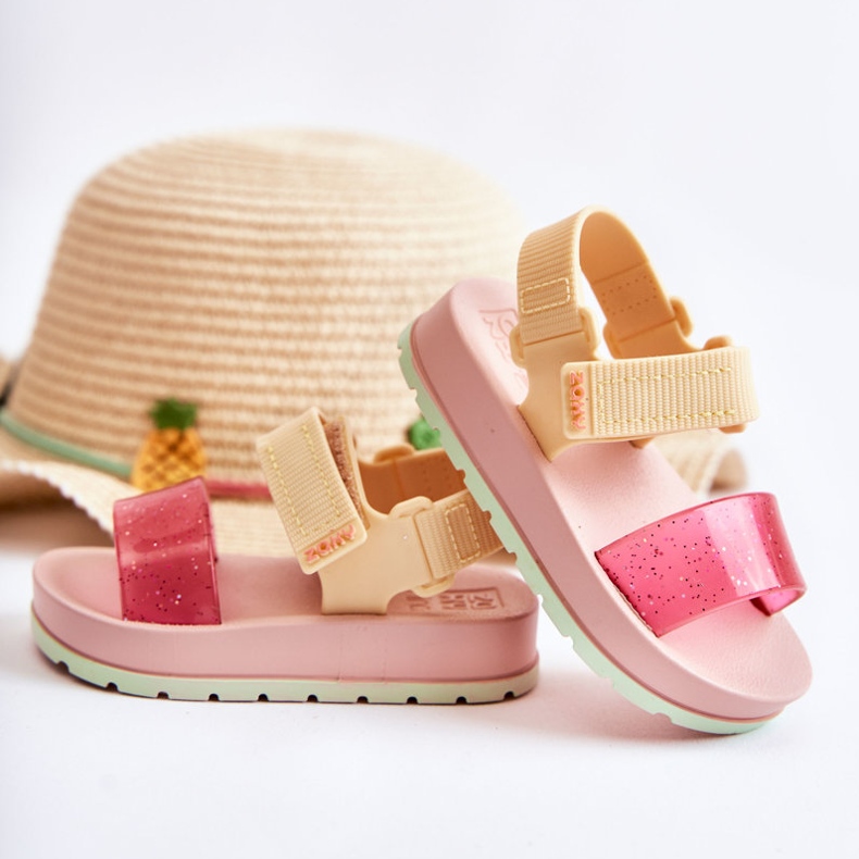 Sandalias Infantiles Cómodas Fragante ZAXY JJ385028 Rosa-Amarillo ['rosado'] rosado 1