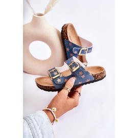 Vinceza Pantuflas Infantiles Cómodas Ander Azul beige 1