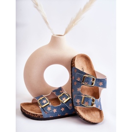 Vinceza Pantuflas Infantiles Cómodas Ander Azul beige 3