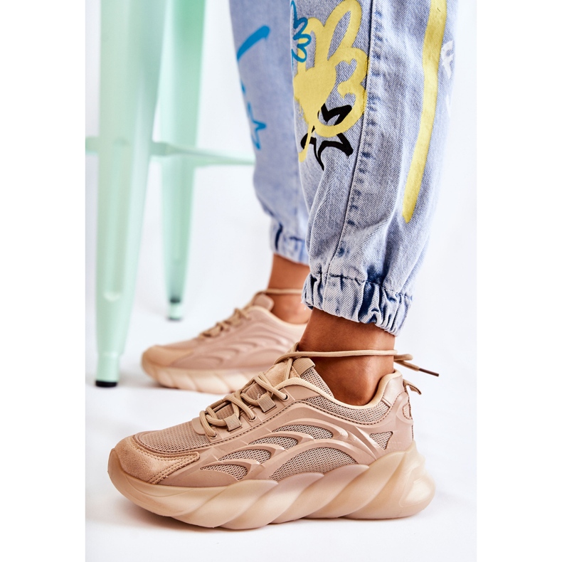 PM2 Zapatillas Deportivas Mujer Moda Deportivas Beige Sollero dorado 1 PM2 Zapatillas Deportivas Mujer Moda Deportivas Beige Sollero dorado 1