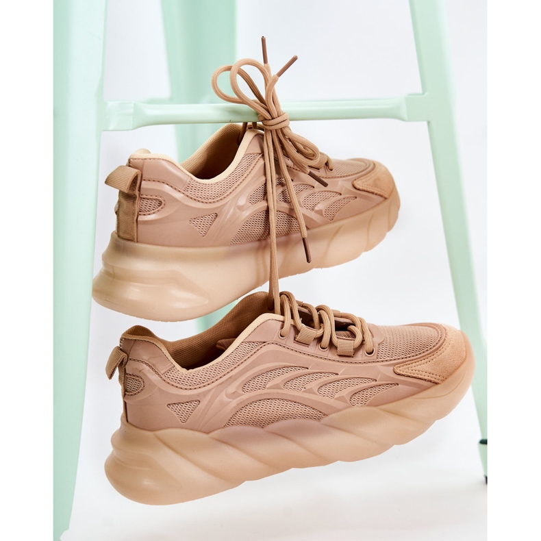 PM2 Zapatillas Deportivas Mujer Moda Deportivas Beige Sollero dorado 2 PM2 Zapatillas Deportivas Mujer Moda Deportivas Beige Sollero dorado 2