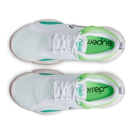 Zapatillas de entrenamiento Nike SuperRep Go 2 W CZ0612-136 blanco verde 3