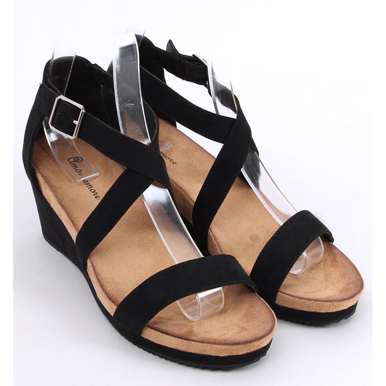 Sandalias cuña Ashlyn Negro 1