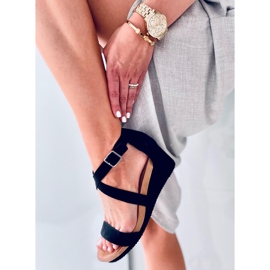 Sandalias cuña Ashlyn Negro 2