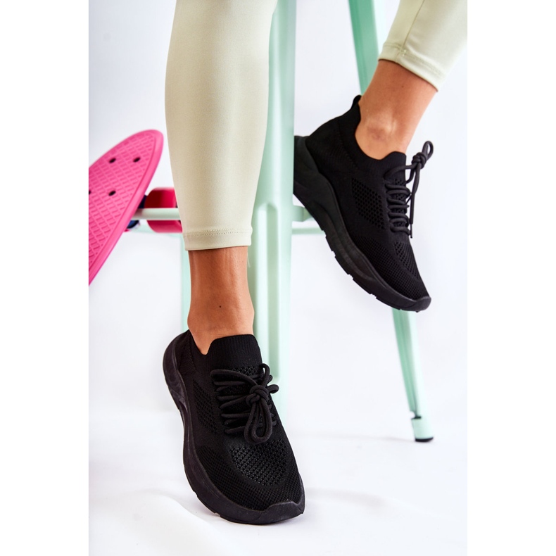 FK2 Zapatos Deportivos Mujer, Sin Cordones Negro Livia 2