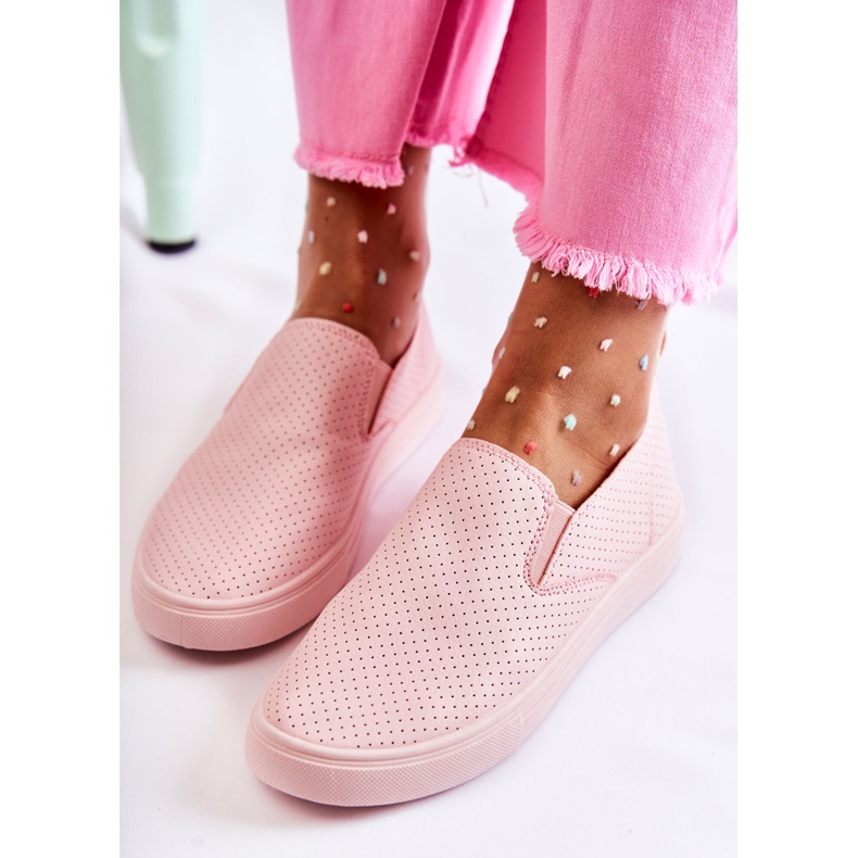 FK2 Zapatos sin cordones Viviana de mujer de color rosa 1