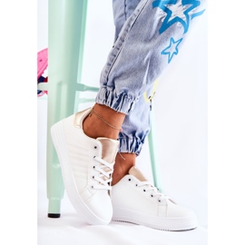 FK2 Deportivas mujer blancas Samanta blanco dorado 4