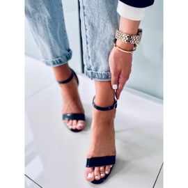 Sandalias con tacón Gladys Black negro 1