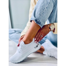 Zapatillas estilo calcetín Lars White blanco 2