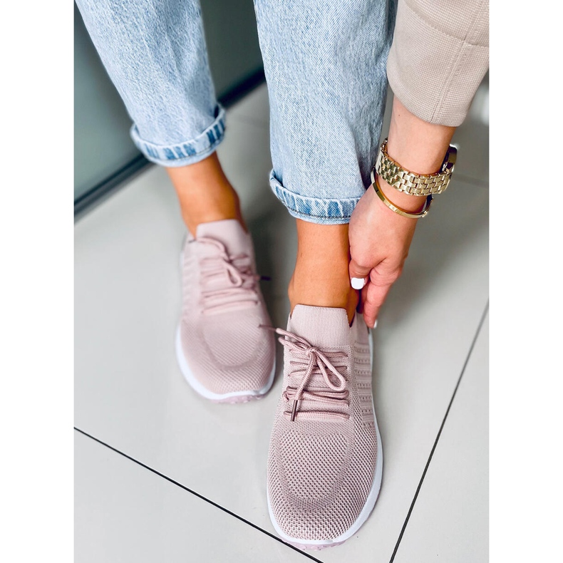 Zapatillas estilo calcetín Lars Pink rosado 1