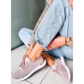 Zapatillas estilo calcetín Lars Pink rosado 2