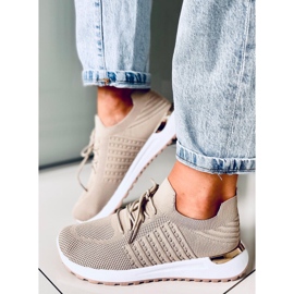 Zapatillas estilo calcetín Lars D.BEIGE 3