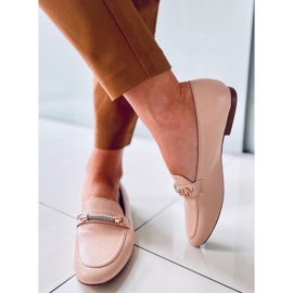 Mocasines mujer Gessa Kaki beige 3
