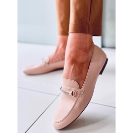 Mocasines mujer Gessa Kaki beige 5