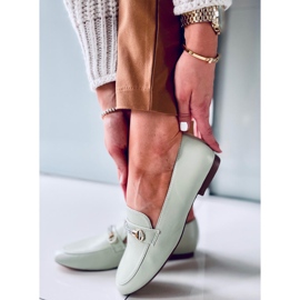 Mocasines de mujer Gessa Verde 3