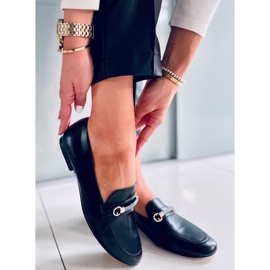 Mocasines de mujer Gessa Negro 2
