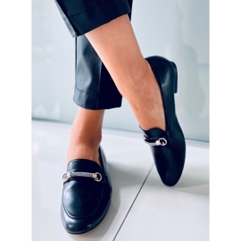 Mocasines de mujer Gessa Negro 5