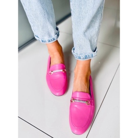 Mocasines mujer Gessa Fucsia rosado 2