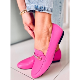 Mocasines mujer Gessa Fucsia rosado 3