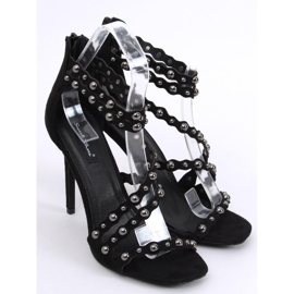 Sandalias de tacón alto Noelle Black negro 3