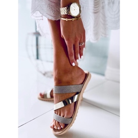 Chanclas Diarra Oro para mujer dorado 2