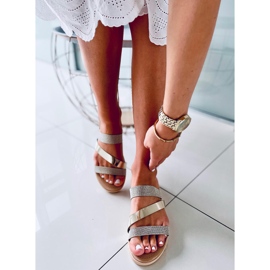 Chanclas Diarra Oro para mujer dorado 1