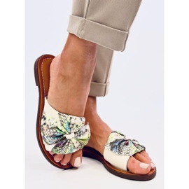 Pantuflas mujer Vors Beige multicolor 2 Pantuflas mujer Vors Beige multicolor 2