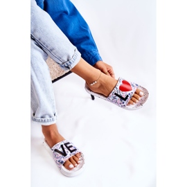 Pantuflas de Mujer Big Star Love White DD274A256 blanco 8