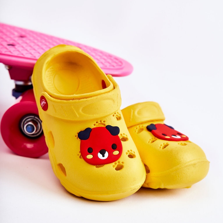 BEFADO S.A. Pantuflas Infantiles Kroks Miś Befado 159X107 Amarillo 1