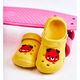 BEFADO S.A. Pantuflas Infantiles Kroks Miś Befado 159X107 Amarillo 3