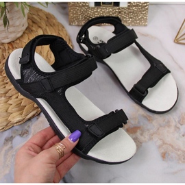 Deportivas negras con velcro At the American Club negro 1