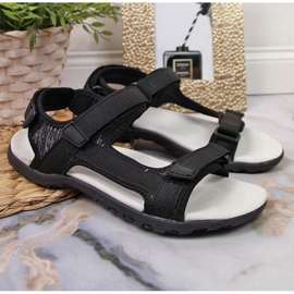 Deportivas negras con velcro At the American Club negro 4