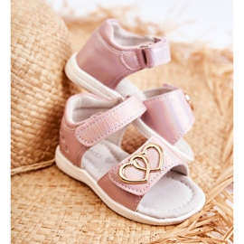 PE1 Sandalias Infantiles Con Velcro Rosa Catia ['rosado'] rosado 1