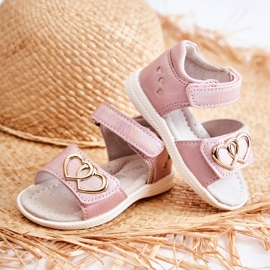 PE1 Sandalias Infantiles Con Velcro Rosa Catia ['rosado'] rosado 4