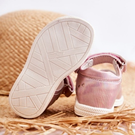 PE1 Sandalias Infantiles Con Velcro Rosa Catia ['rosado'] rosado 3