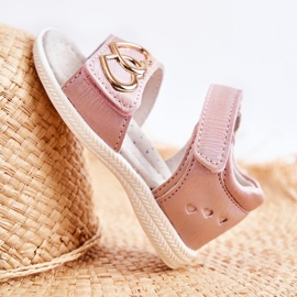 PE1 Sandalias Infantiles Con Velcro Rosa Catia ['rosado'] rosado 5