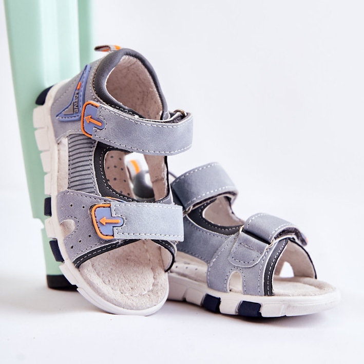 PE1 Sandalias Infantiles Cómodas Gris Samell ['gris'] 1
