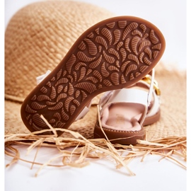FR1 Sandalias Infantiles Con Velcro Layra Blanco ['blanco'] 4