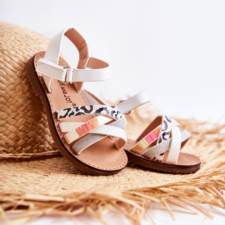 FR1 Sandalias Infantiles Verano Nelson Blanco 1