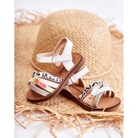 FR1 Sandalias Infantiles Verano Nelson Blanco 3