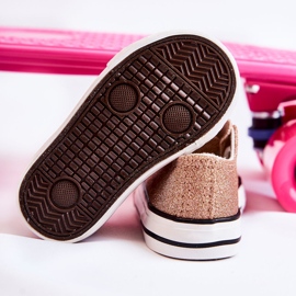 Deportivas Infantiles Atadas Oro Rosa Wella dorado dorado 6